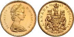20 Доллар Канада Золото Елизавета II (1926-2022)
