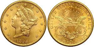 20 Доллар США (1776 - ) Золото 