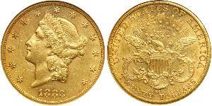 20 Доллар США (1776 - ) Золото 