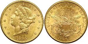 20 Доллар США (1776 - ) Золото 