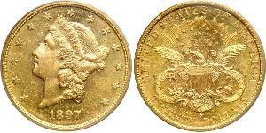 20 Доллар США (1776 - ) Золото 