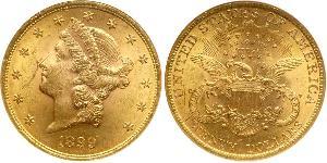 20 Доллар США (1776 - ) Золото 
