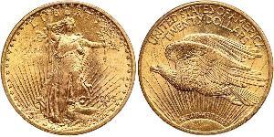 20 Доллар США (1776 - ) Золото 