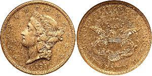 20 Доллар США (1776 - ) Золото 