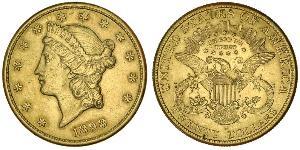 20 Доллар США (1776 - ) Золото 