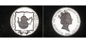 20 Доллар Виргинские о-ва Серебро Елизавета II (1926-2022)