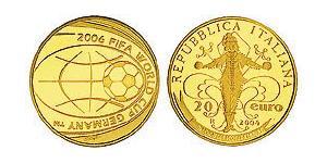 20 Евро Италия Золото 