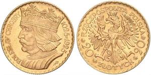 20 Злотый Польская Республика (1918 - 1939) Золото 
