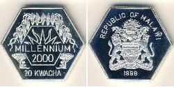 20 Квача Малави (1964 - ) Серебро 