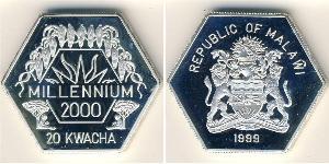 20 Квача Малаві (1964 - ) Срібло 