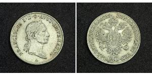 20 Крейцер Австрийская империя (1804-1867) Серебро 