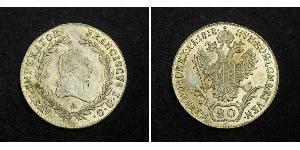 20 Крейцер Австрийская империя (1804-1867) Серебро 