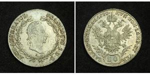 20 Крейцер Австрийская империя (1804-1867) Серебро Francis II, Holy Roman Emperor (1768 - 1835)