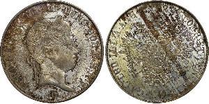 20 Крейцер Австрийская империя (1804-1867) Серебро Ferdinand I of Austria (1793 - 1875)