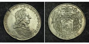 20 Крейцер Зальцбург Серебро Count Hieronymus von Colloredo (1732 - 1812)