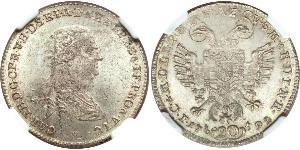 20 Крейцер Баварія (курфюрство) (1623 - 1806) Срібло 