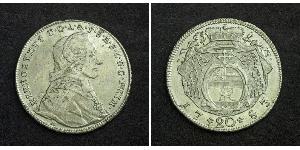 20 Крейцер Зальцбург (1328 - 1803) Срібло Count Hieronymus von Colloredo (1732 - 1812)
