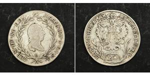 20 Крейцер Священна Римська імперія (962-1806) Срібло Francis II, Holy Roman Emperor (1768 - 1835)