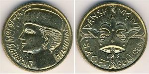 20 Крона Дания Алюминий/Бронза 