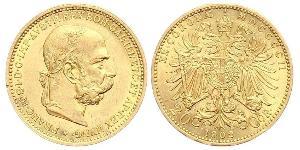 20 Крона Австро-Угорщина (1867-1918) Золото Франц Иосиф I (1830 - 1916)