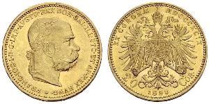 20 Крона Австро-Угорщина (1867-1918) Золото Франц Иосиф I (1830 - 1916)