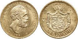 20 Крона Швеция Золото Оскар II (1829-1907)