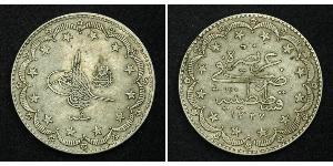 20 Куруш Османська імперія (1299-1923) Срібло Мехмед V