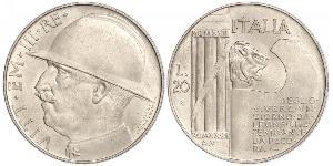 20 Ліра Kingdom of Italy (1861-1946)  Виктор Эммануил III (1869 - 1947)