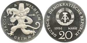 20 Марка Німецька Демократична Республіка (1949-1990)  