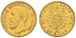 20 Марка Німецька імперія (1871-1918) Золото 