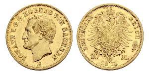 20 Марка Саксония (королевство) (1806 - 1918) Золото 