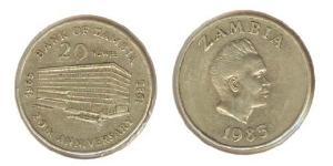 20 Нгве Замбія (1964 - ) Нікель/Мідь 