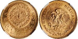 20 Песо Мексиканські Сполучені Штати (1867 - ) Золото 