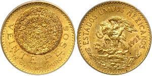 20 Песо Соединённые Штаты Мексики (1867 - ) Золото 