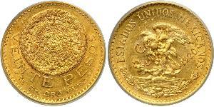 20 Песо Соединённые Штаты Мексики (1867 - ) Золото 