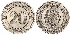 20 Пфенниг Германская империя (1871-1918)  