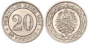 20 Пфенниг Германская империя (1871-1918)  