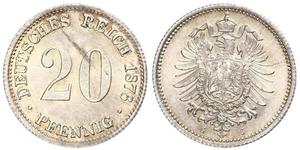 20 Пфенниг Германия Серебро Wilhelm I, German Emperor (1797-1888)