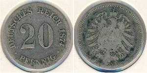 20 Пфенниг Германия Серебро Wilhelm I, German Emperor (1797-1888)