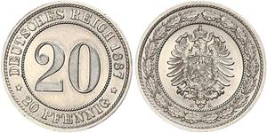 20 Пфеніг Німецька імперія (1871-1918)  