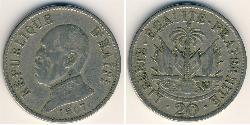 20 Сент Гаити (1804 - ) Никель/Медь 
