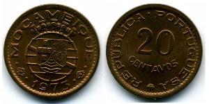20 Сентаво Мозамбик (1975 - ) Бронза 