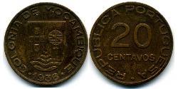 20 Сентаво Мозамбік (1975 - ) Мідь 