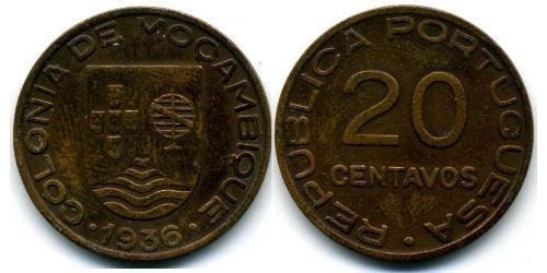 20 Сентаво Мозамбік (1975 - ) Мідь 