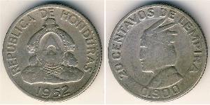 20 Сентаво Гондурас (1821 - ) Срібло 
