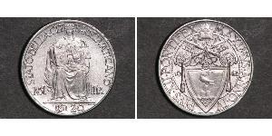 20 Сентесімо Ватікан (1926-) Срібло Пій XII  (1876 - 1958)