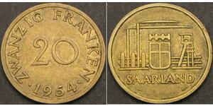 20 Франк Saarland  