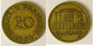 20 Франк Saarland  