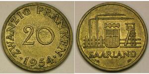 20 Франк Saarland  