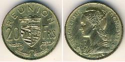 20 Франк Реюньон (1946 - ) Бронза/Алюминий 